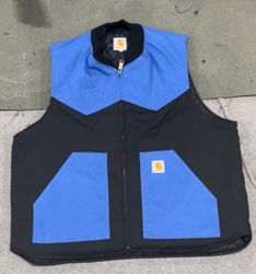 Carhartt Rework-Stil blaue&schwarze Gilets