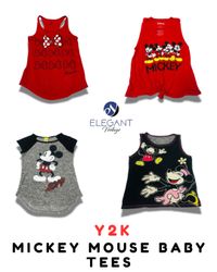 Y2K Mickey Mouse Baby Tees - EVM01894