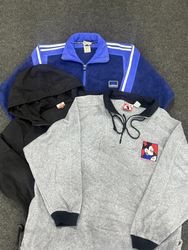 Felpe in pile con marchi misti