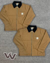 Carhartt reworked style tan Detroit jackets #9126