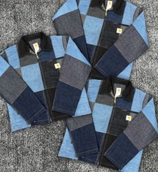 Jaqueta de denim estilo rework da Carhartt