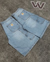 Carhartt reworked style denim shorts #9126