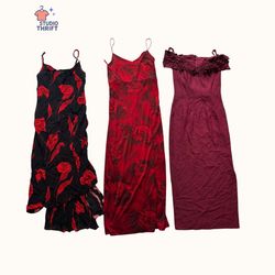 Wine Kiss Y2K Dress(DR-060)