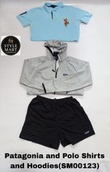 Patagonia et polos, shorts et sweats à capuche