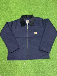 Rework Style Carhartt N.Blue detroit Jacket.