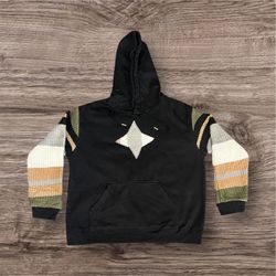 Upcycled Sweatshirt Hoodie with Sweater