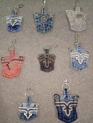 HD1298 Upcycled Rock Revival Key Chains