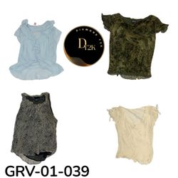 Y2K Puff Sleeve Short Sleeve Blouse – Vintage Top(..