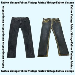 (FV-848) True Religion Oversize Jeans