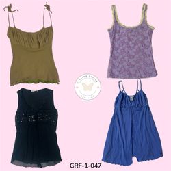 Y2K Satin Cami Top – Klassischer 2000er Party-Stil..