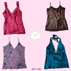 Y2K Satin Slip Dress – 2000s Vintage Glam (GRF-1-0..