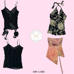 Y2K Ribbed Cami Top – Minimalistischer Vintage-Loo..