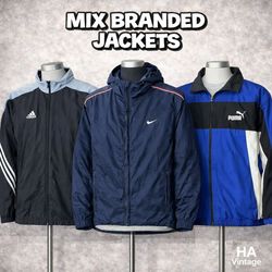 Mix Branded Track/ Windbreaker Jackets Inc Vintage..