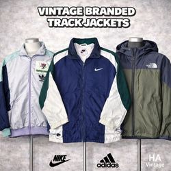 Mix Vintage Track/ Windbreaker Jackets Inc TNF Nik..