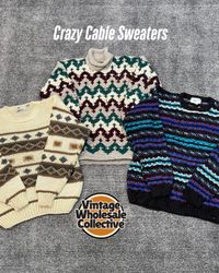 Crazy Cable Sweaters - (10/01)
