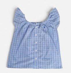 Fs-69 アップサイクルウィメンズポロクロップシャツ