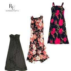 Y2K Love Story Vibe Long Dress RE-2728