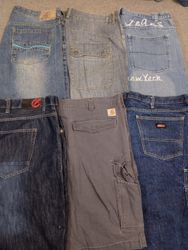 HD1303 Men Oversized Baggy Hiphop Shorts