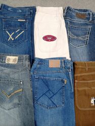 HD1302 Men Baggy Hiphop Jeans