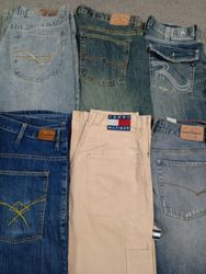 HD1301 Men Baggy Designer Jeans