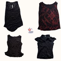 Midnight Lace Y2K Top – Gothic Romance(TT-010)