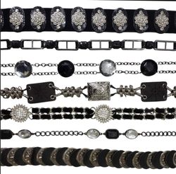 Cinture a catena nere Y2K