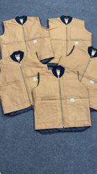 「CARHARTT GILLET TAN REWORK STYLE」