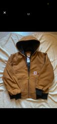 「Carhartt Active Dark Camel Rework Style Jackets」