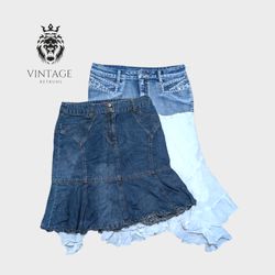 Y2K 90s Denim Skirts