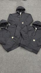 カーハート アクティブ ウェア ブラック リワーク スタイル ジャケット