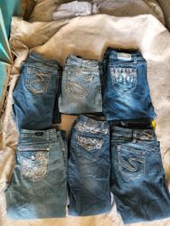VIGOSS SILVER AND OTHER BRAND JEANS