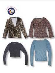 Blouses à manches longues Y2K