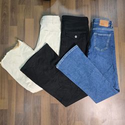 Jeans flare / a gamba bootcut AV-0621 senza marca