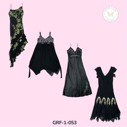 Y2K Sheer Poly Dress – Soft Glam Vintage Silhouett..