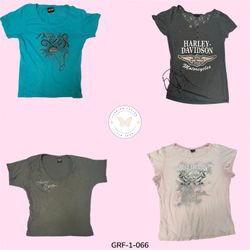 Y2K Harley Davidson Graphic Tee – Vintage 2000s St..