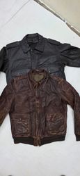 Men's vintage a2 style leather jackets