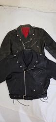 Men's d pocket vintage leather jackets