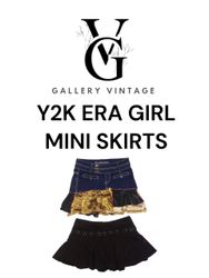 Y2K ERA GIRL MINI SKIRTS