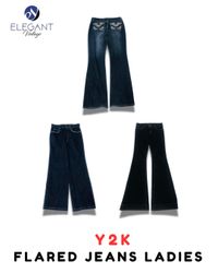 Y2K Flared Jeans Ladies - EV1936