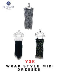 Y2K Warp Style Midi Kleider - EV1946