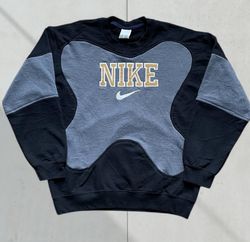 Moletom com patchwork estilo rework da Nike