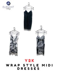 Y2K Warp Style Midi Dresses - EV1947