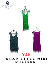 Vestidos Midi Estilo Y2K Warp - EV1958