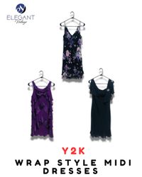 Y2K Warp Style Midi Dresses - EV1963