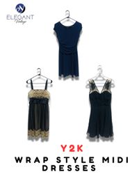 Y2K Warp Style Midi Dresses - EV1964