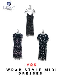 Y2K Warp Style Midi Dresses - EV1966