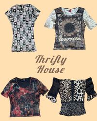 Graphic Y2k Mix Tops(TH/080)