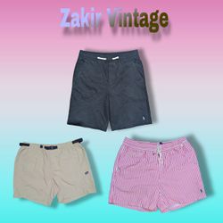 「Ralph LaurenとPatagoniaのショート」