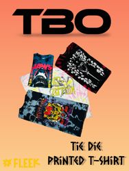 タイダイプリントTシャツ