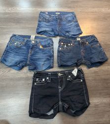 2052 - アップサイクルされたトゥルー・リリジョン・ショーツ